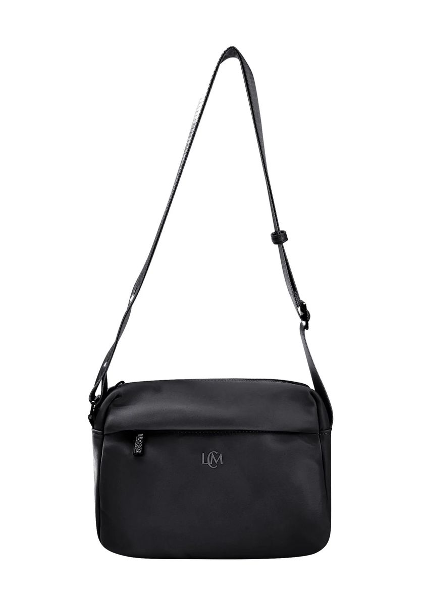 L.CREDI Umhängetasche, Stickerei, für Damen, schwarz, 99