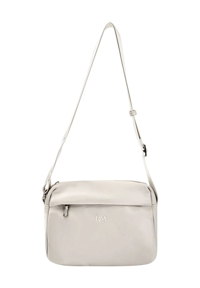 L.CREDI Umhängetasche, Stickerei, für Damen, grau, 99