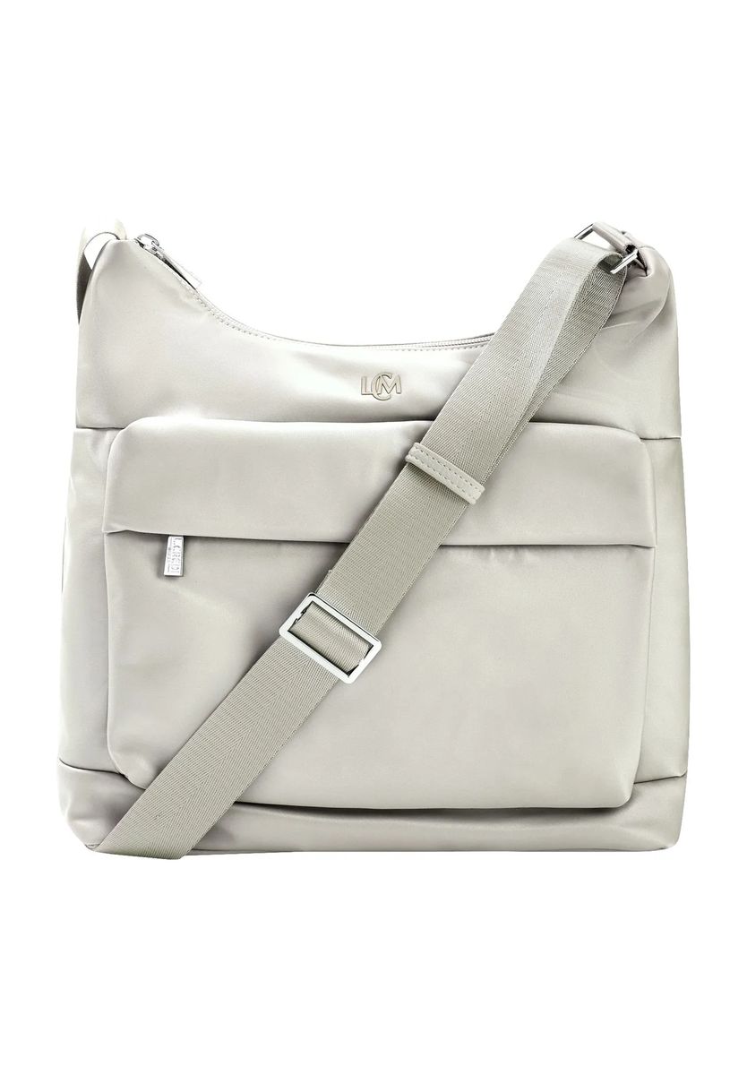 L.CREDI Umhängetasche, Reißverschlussfach, für Damen, grau, 99