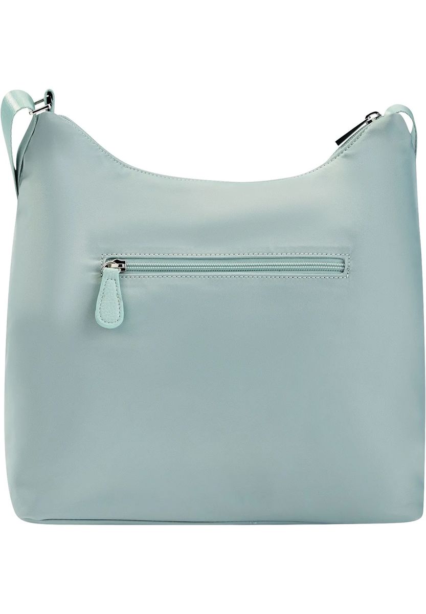 L.CREDI Umhängetasche, Reißverschlussfach, für Damen, blau|grün, 99