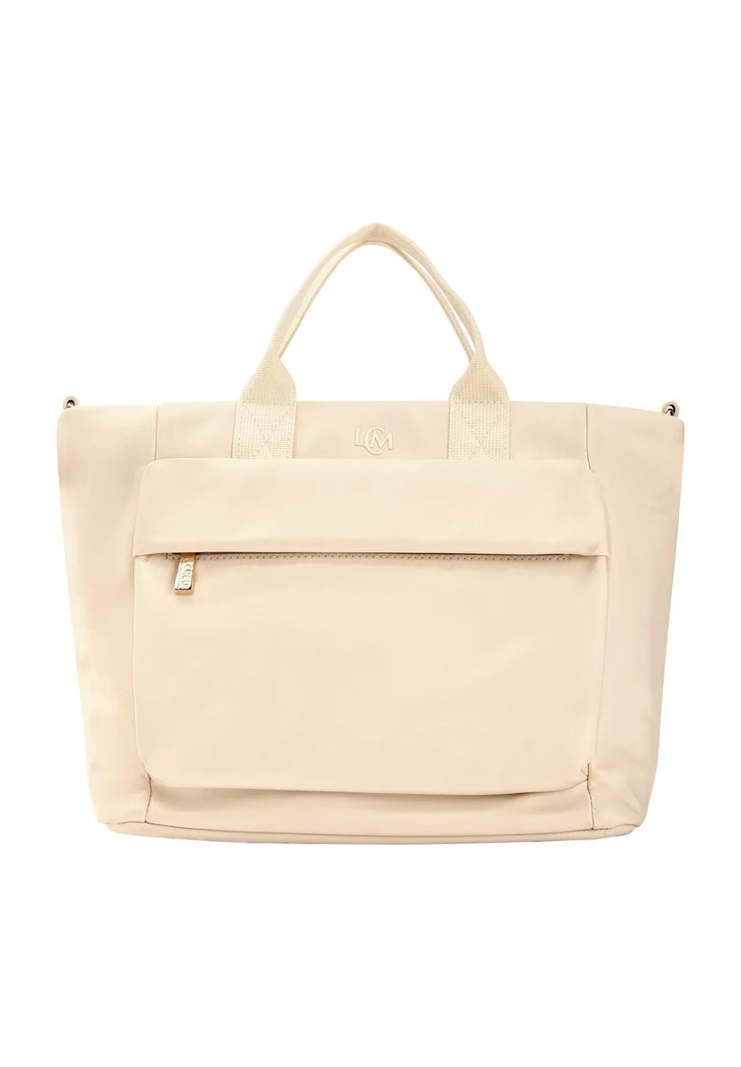 L.CREDI Shopper, Kunstleder, für Damen, beige, 99