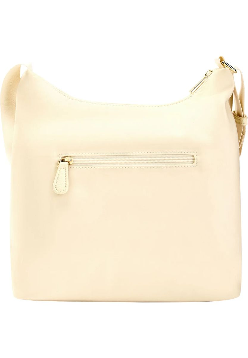 L.CREDI Umhängetasche, Reißverschlussfach, für Damen, beige, 99