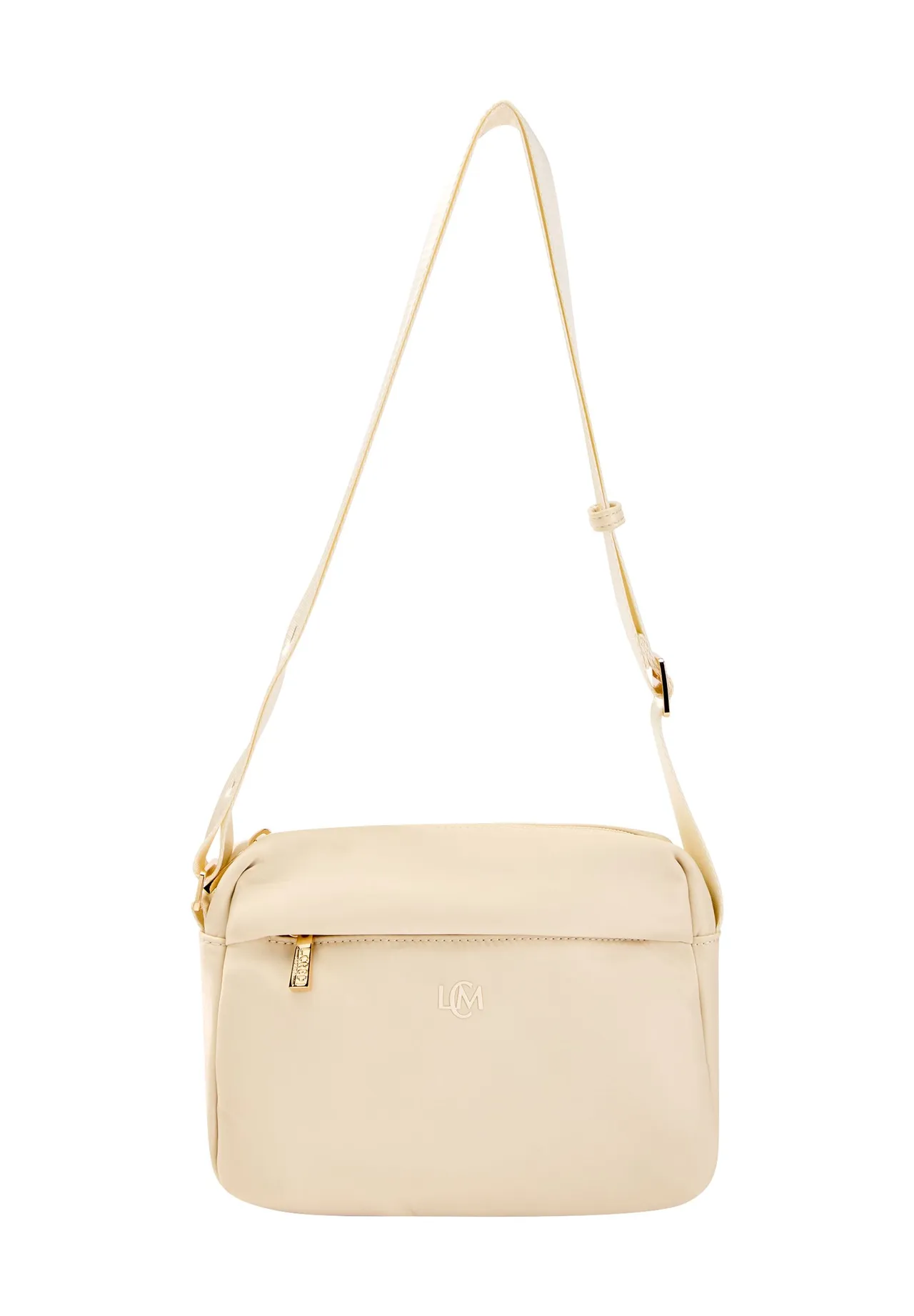 L.CREDI Umhängetasche, Stickerei, für Damen, beige, 99