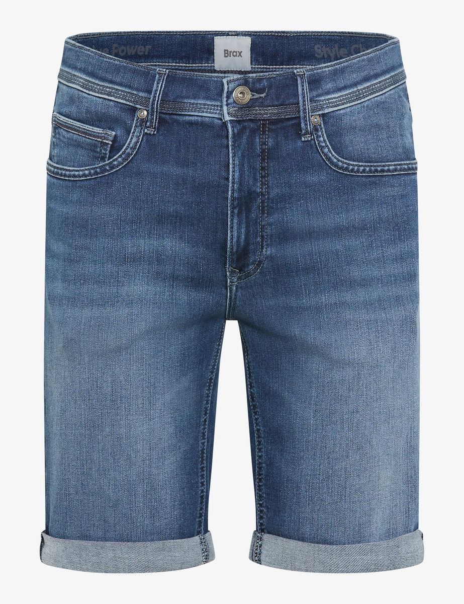 Brax Herren Bermuda Style CHRIS B FADED MEMORY USED, denim dunkelblau, Gr. 30