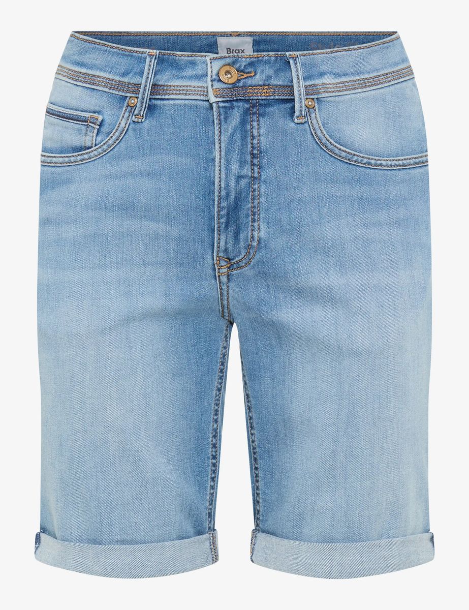Brax Herren Bermuda Style CHRIS B BLUE REBEL USED, denim blau, Gr. 30
