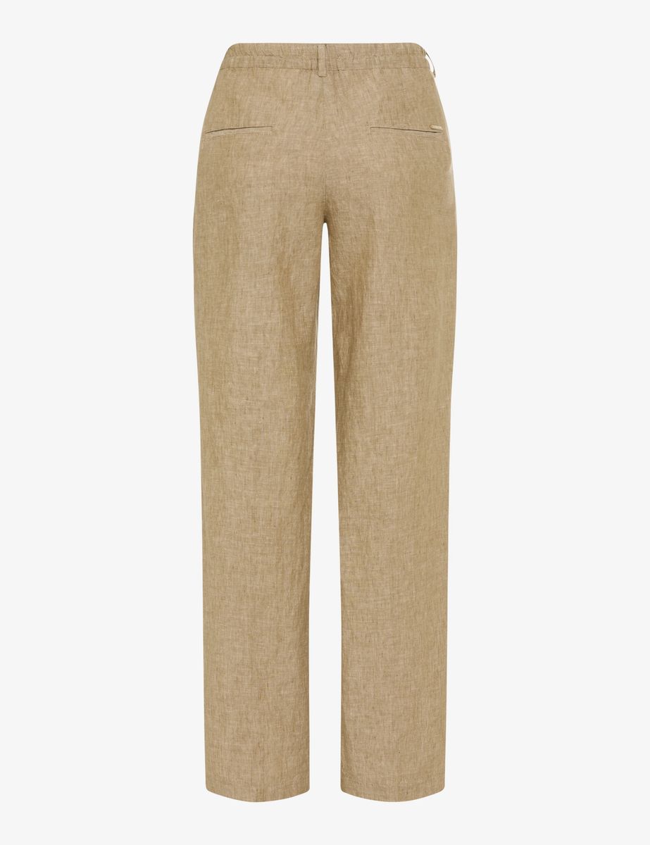 Brax Damen Palazzohose Style MAINE ALMOND, Beige, Gr. 44L