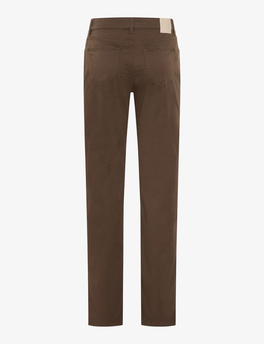 Brax Damen Five-Pocket-Hose Style CAROLA DARK EBONY, dunkelbraun, Gr. 38L