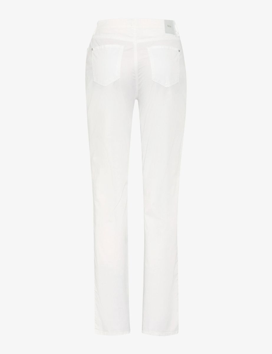 Brax Damen Five-Pocket-Hose Style CAROLA WHITE, weiß, Gr. 50K