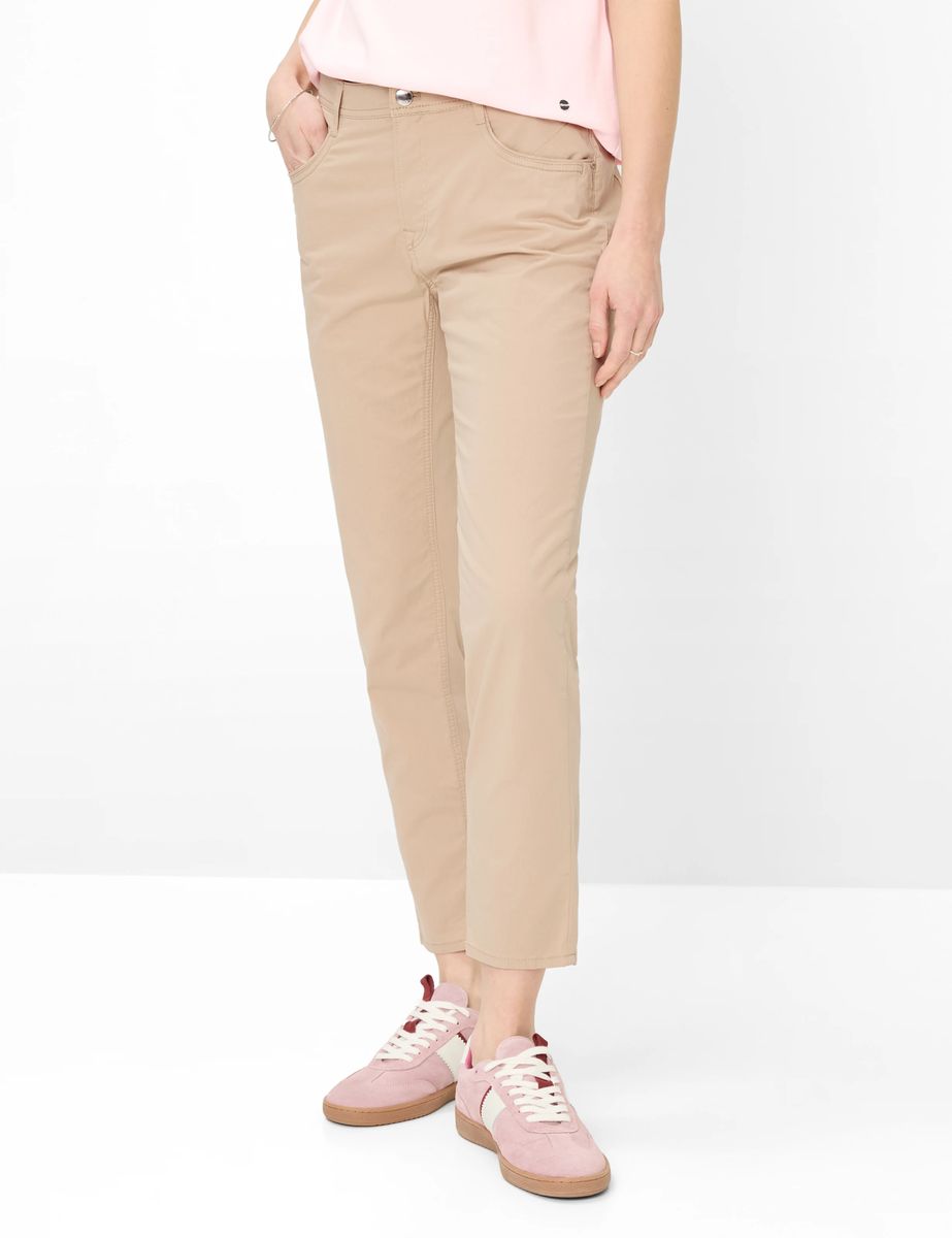 Brax Damen Five-Pocket-Hose Style CAROLA S ALMOND, Beige, Gr. 50