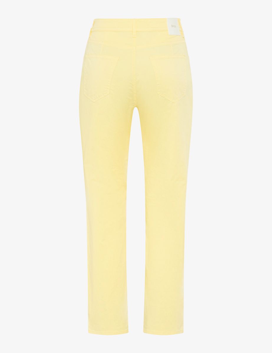 Brax Damen Five-Pocket-Hose Style CAROLA S BUTTERCUP, hellgelb, Gr. 38