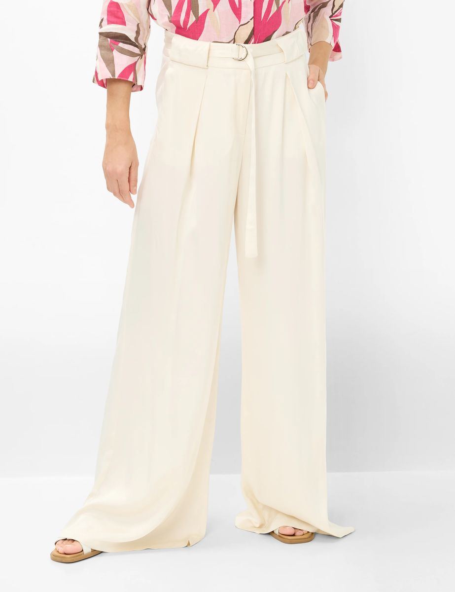 Brax Damen Palazzohose Style MARLENE SOFT ECRU, cremeweiß, Gr. 36