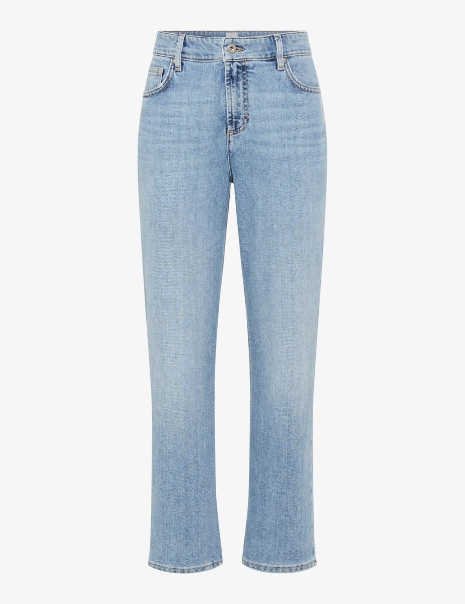 Brax Damen  Style MADISON S USED LIGHT BLUE, denim hellblau, Gr. 34