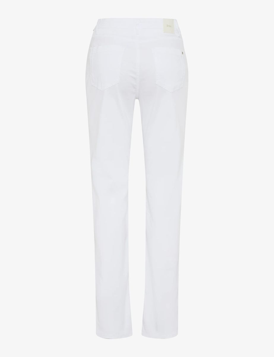Brax Damen Five-Pocket-Hose Style CAROLA WHITE, denim weiß, Gr. 42L