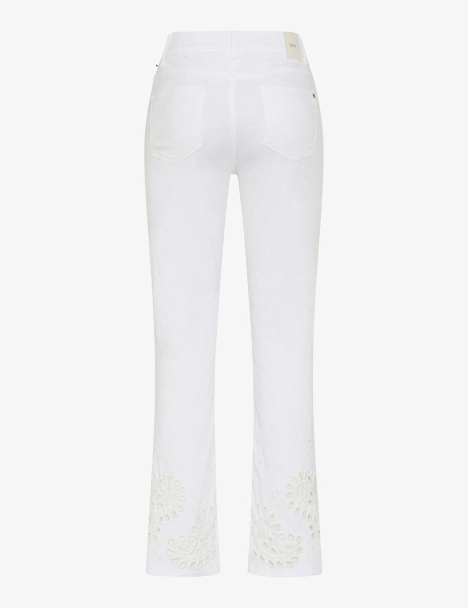 Brax Damen Boot Style SHAKIRA S BOOT WHITE, denim weiß, Gr. 44L