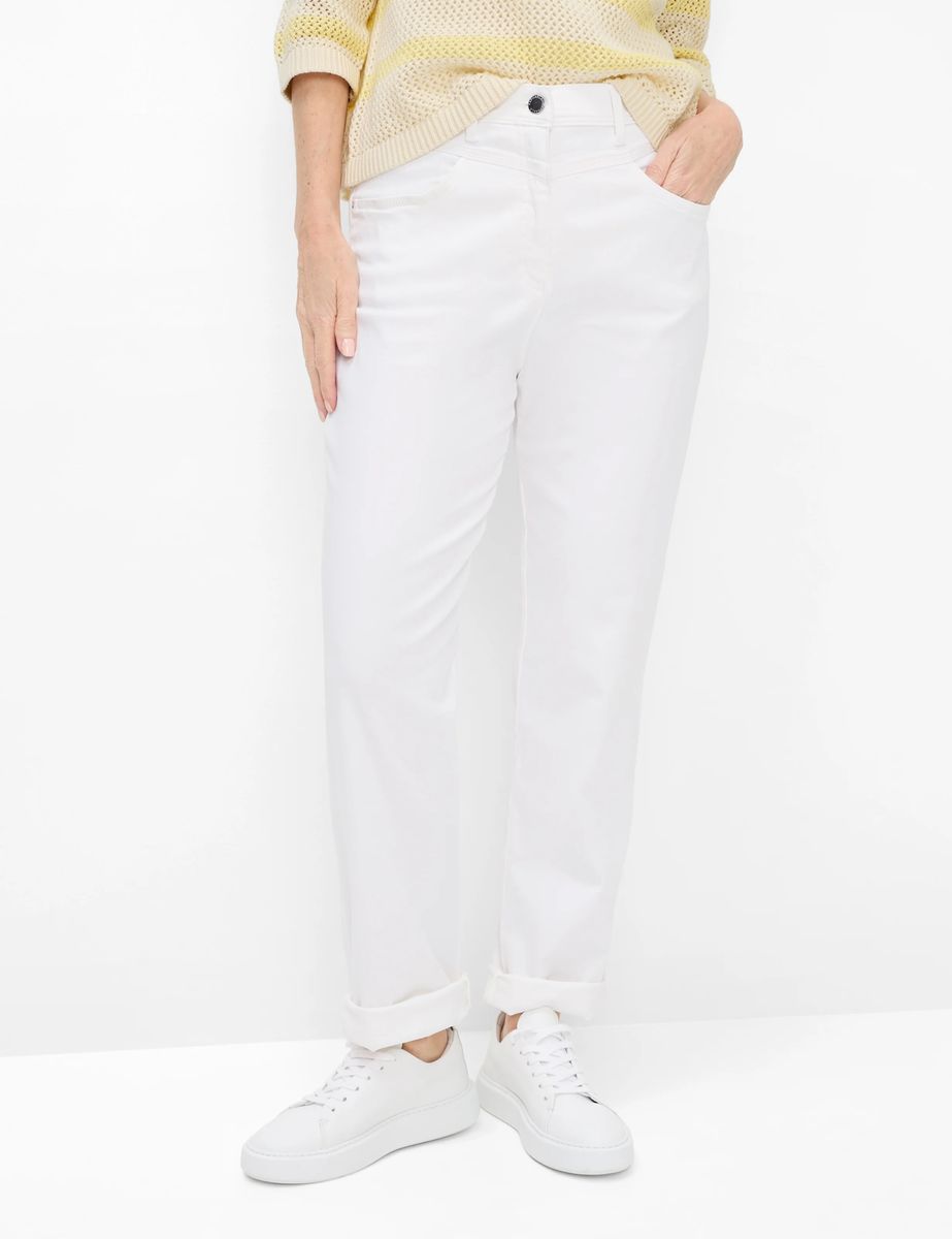 Raphaela by Brax Damen Five-Pocket-Hose Style CAREN NEW WHITE, denim weiß, Gr. 38