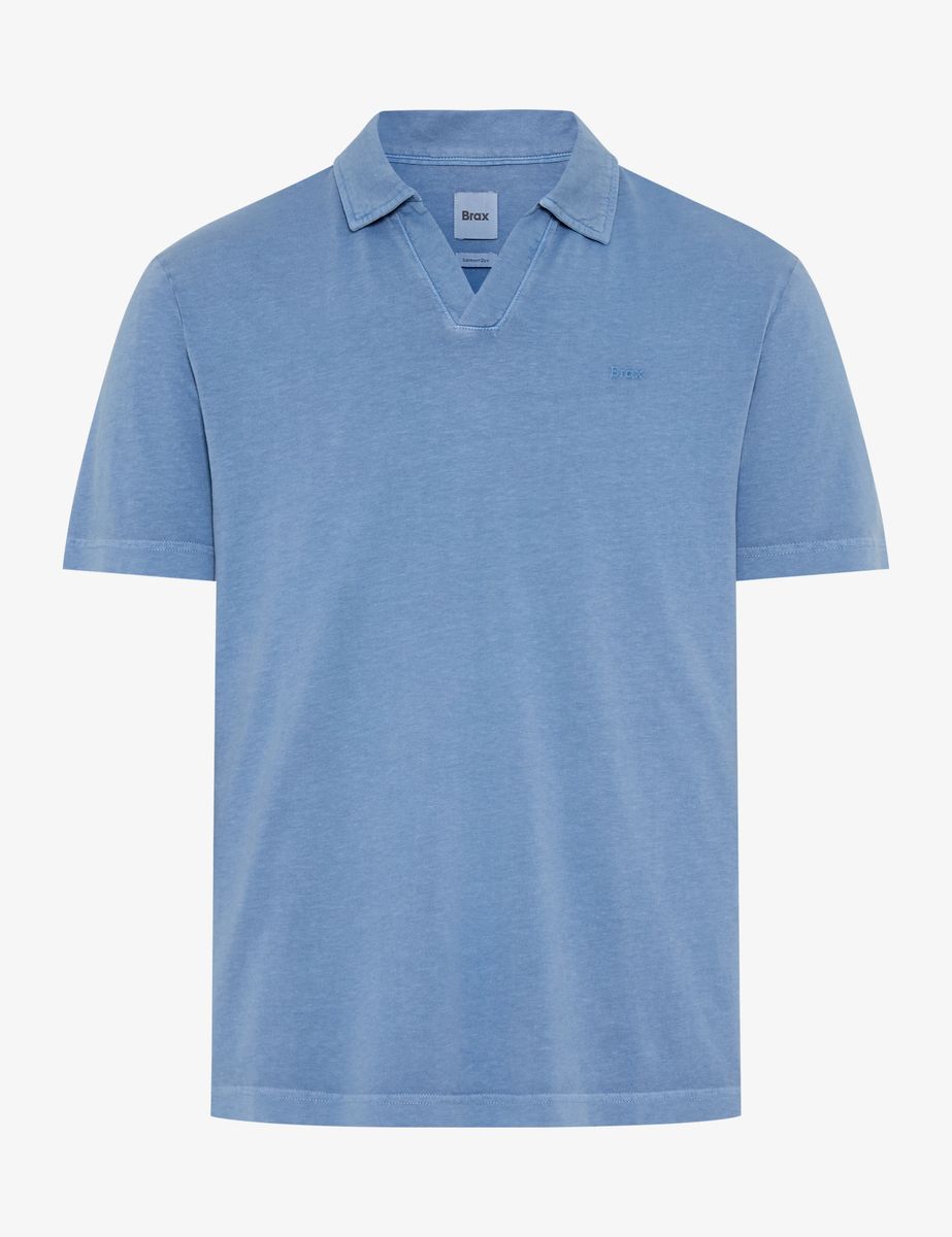 Brax Herren Polo Style PAZ atlantic, Blau, Gr. 4XL