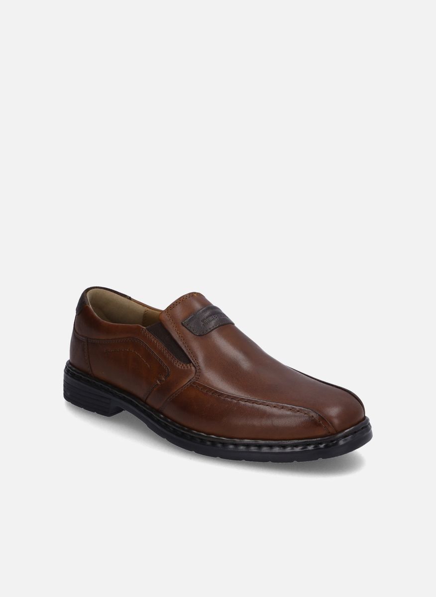 Klassischer Leder Slipper Loafer