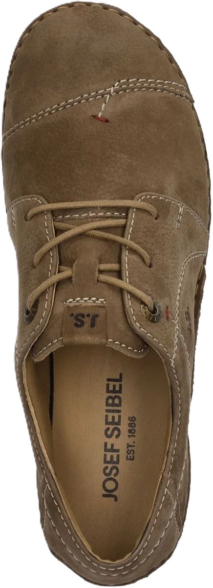 Bequemer Schnürhalbschuh aus Leder