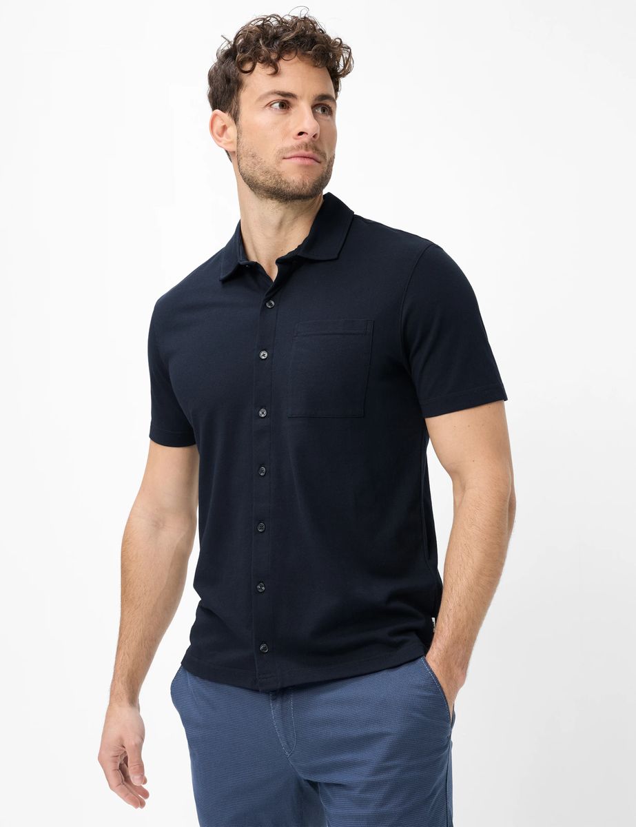 Brax Herren Polo Style PIROZ navy, dunkelblau, Gr. 4XL