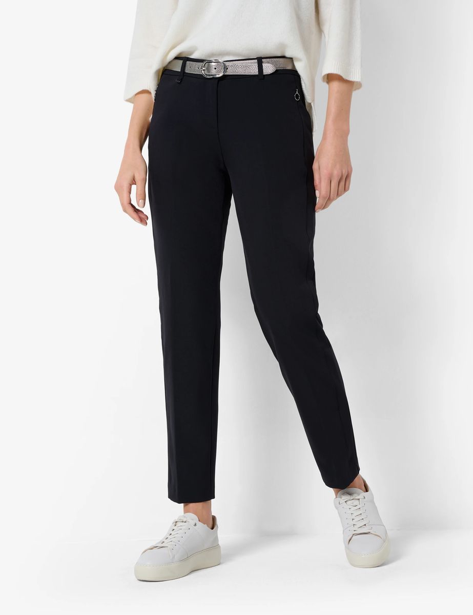 Brax Damen Chino Style MARON S BLACK, schwarz, Gr. 40K