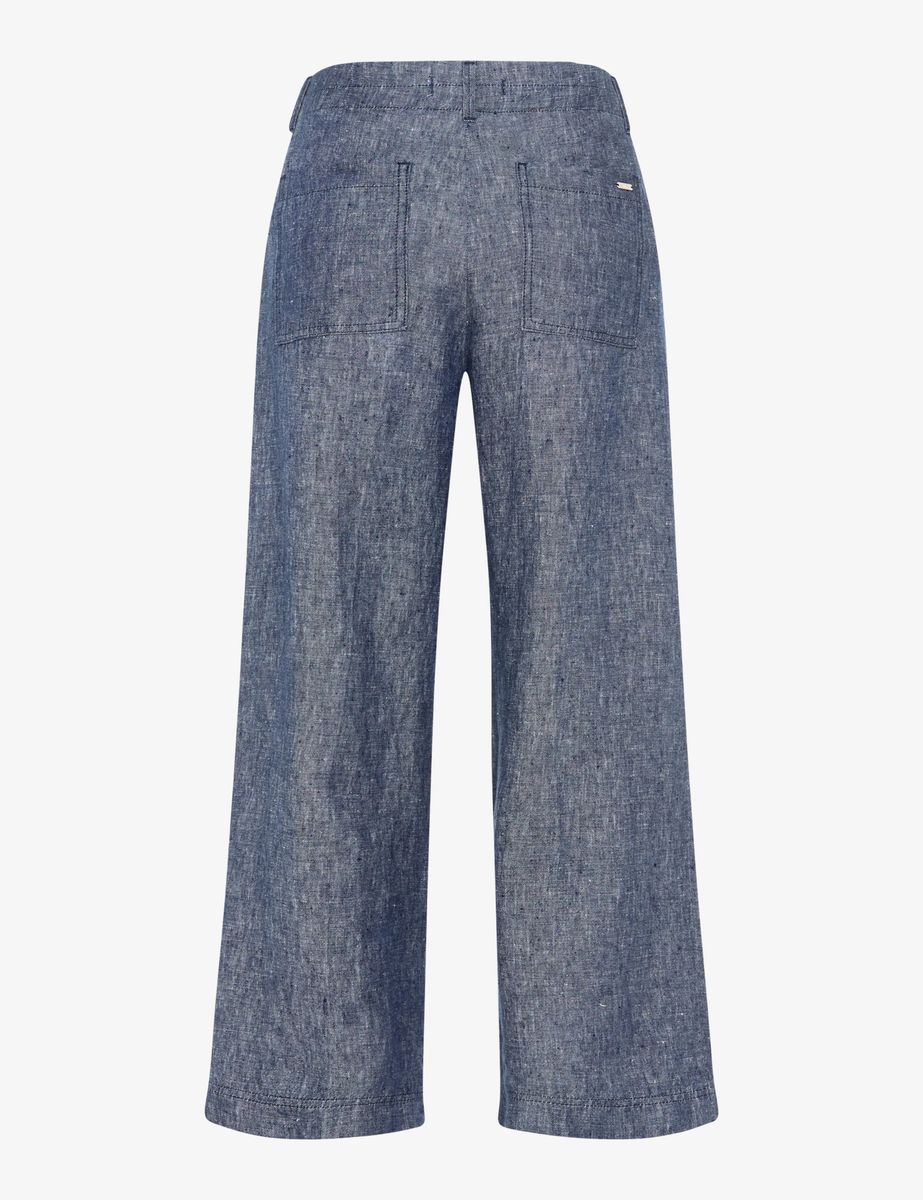 Brax Damen Culotte Style MAINE S INDIGO MOOD, Blau, Gr. 34