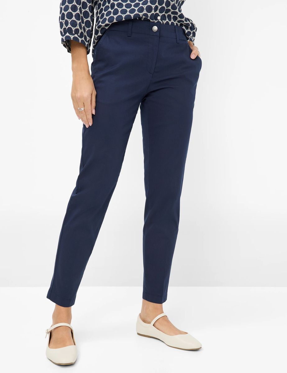 Brax Damen Chino Style MARON S NAVY, dunkelblau, Gr. 52K