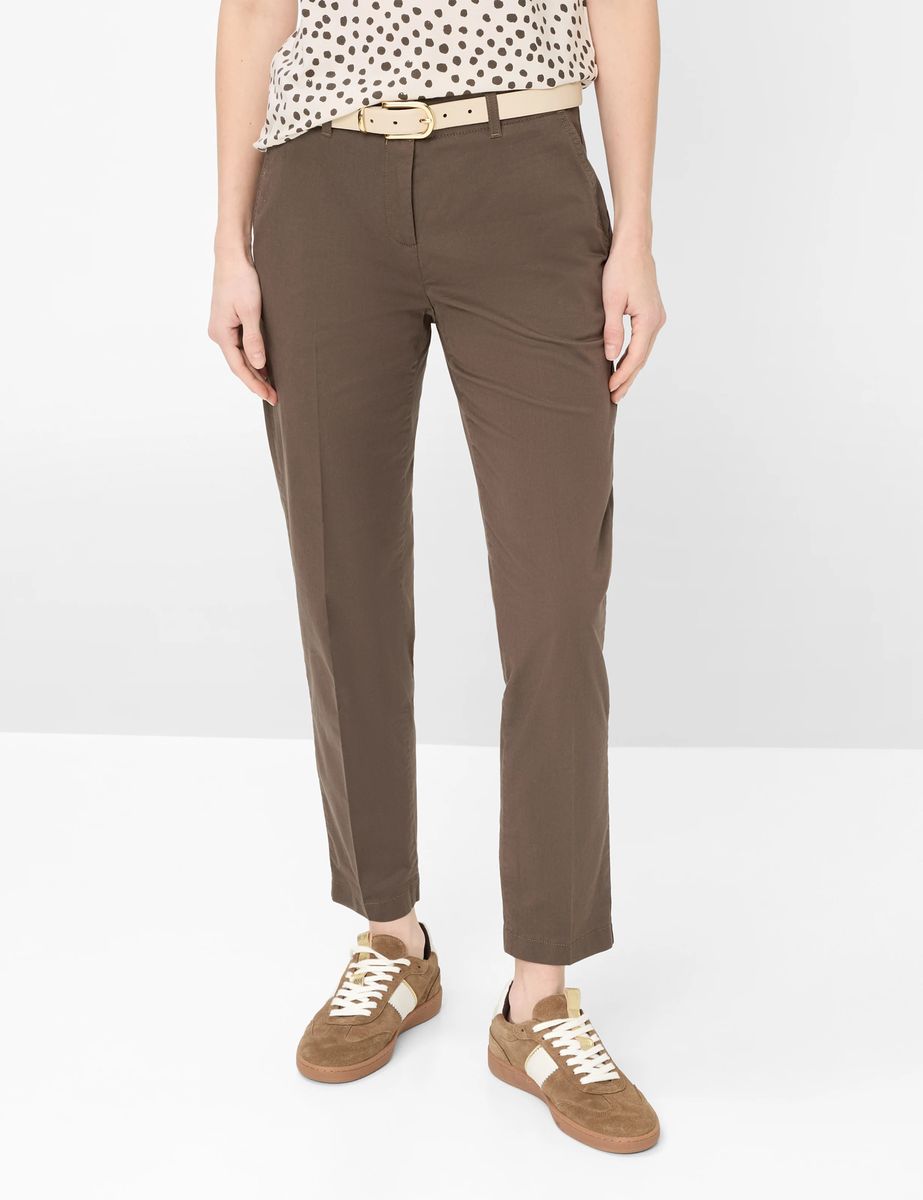 Brax Damen Chino Style MARON S DARK EBONY, dunkelbraun, Gr. 42L