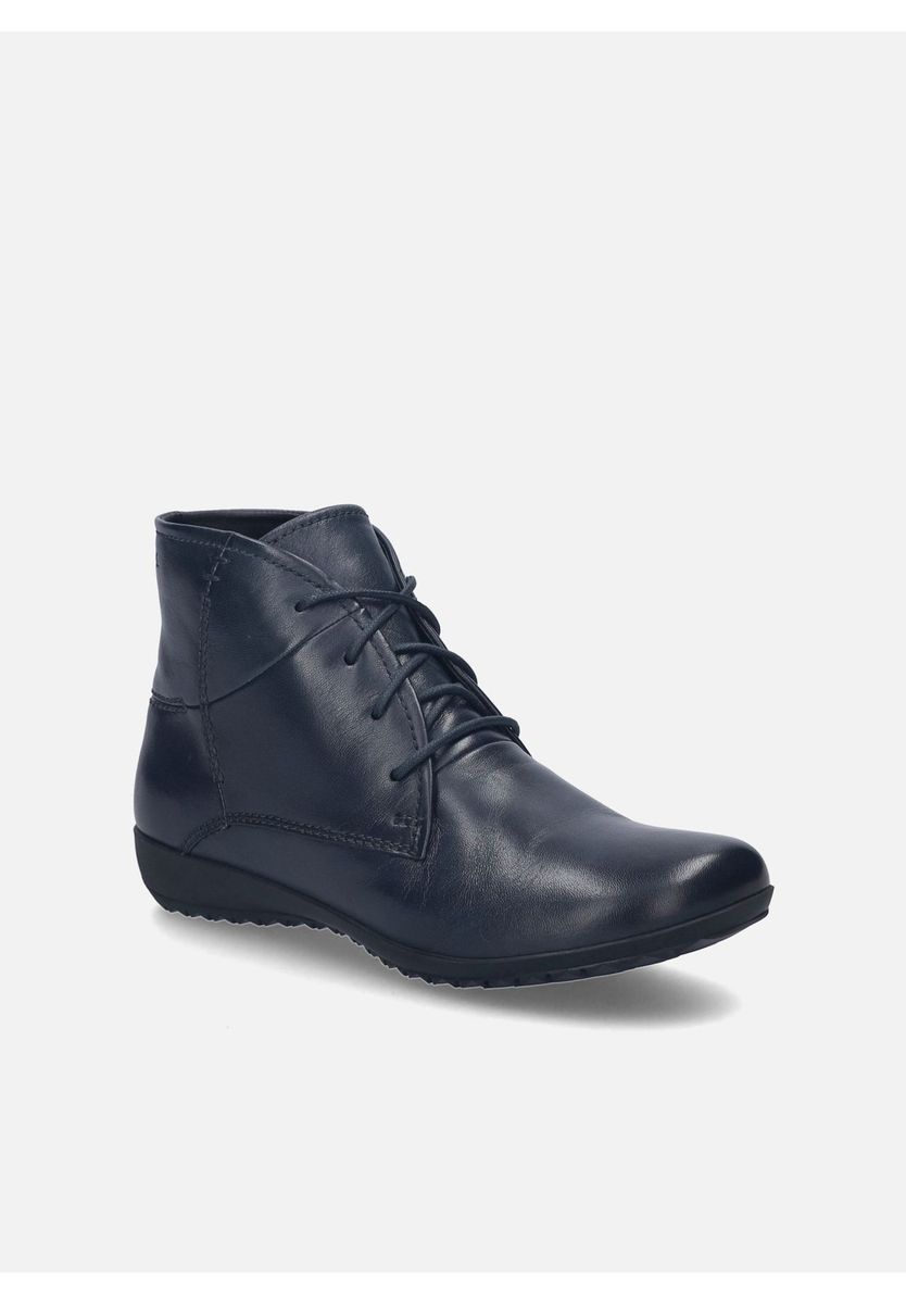 Schnürstiefelette aus Leder