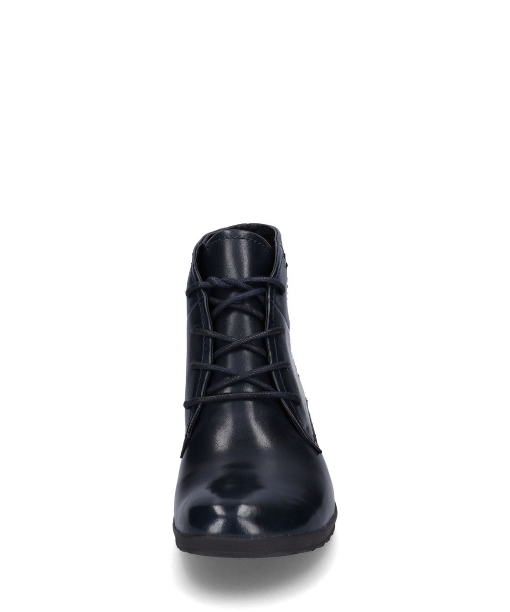 Schnürstiefelette aus Leder