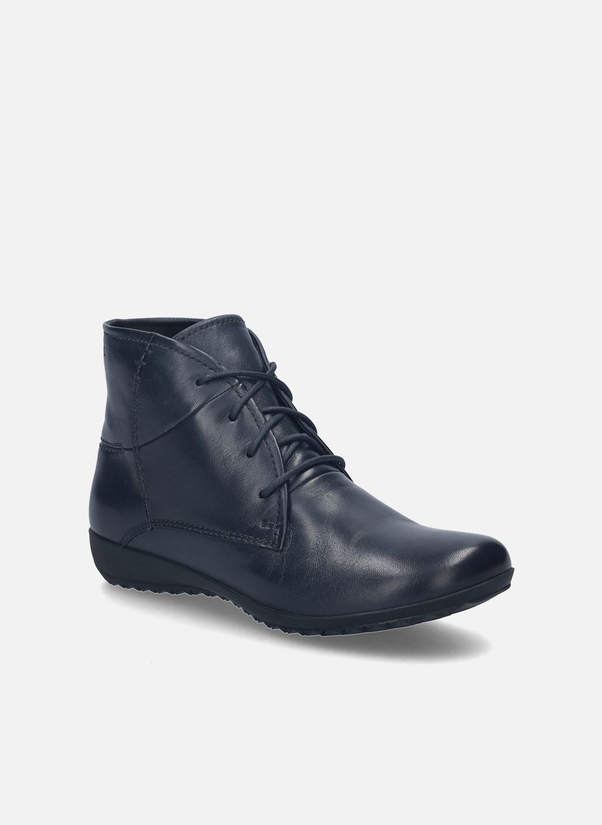 Schnürstiefelette aus Leder