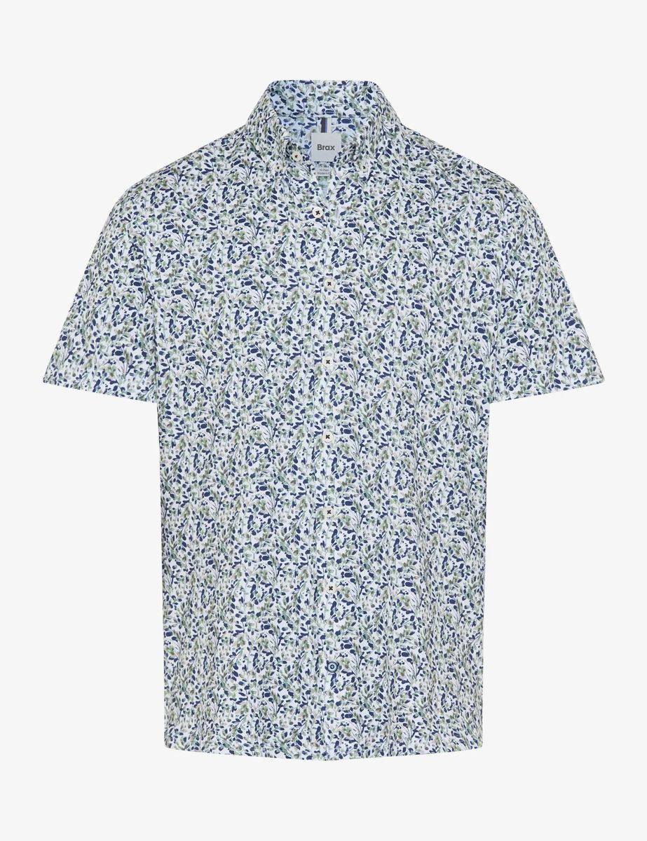 Brax Herren Hemd Style DAN light khaki Grün Khaki, grün - khaki, Gr. L