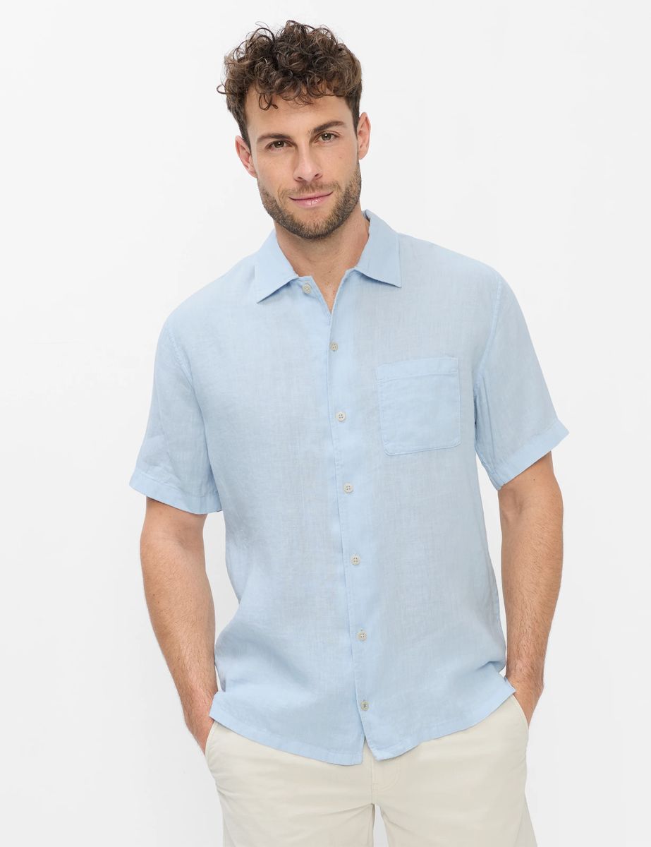 Brax Herren Hemd Style LUKE sky, hellblau, Gr. L