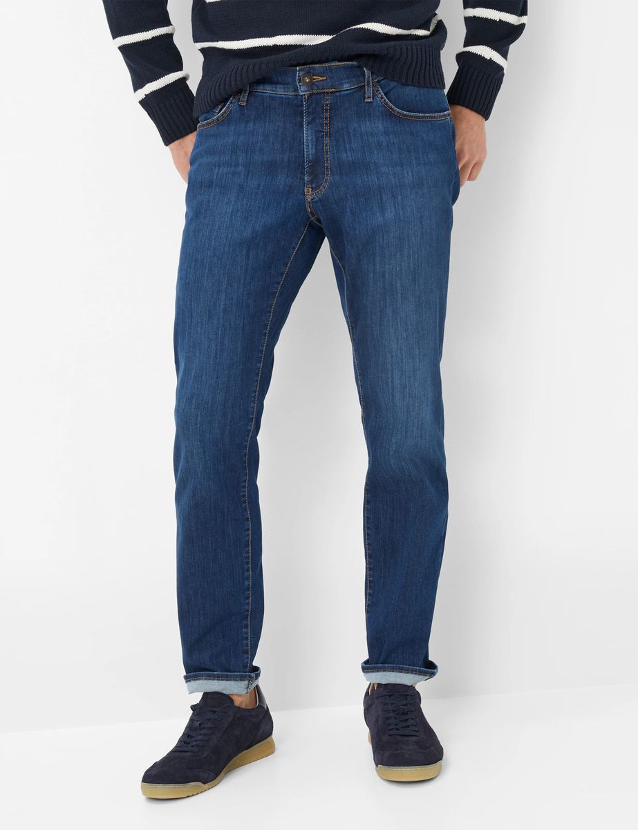 Brax Herren Five-Pocket-Hose Style CHUCK DARK USED, denim blau, Gr. 30/30