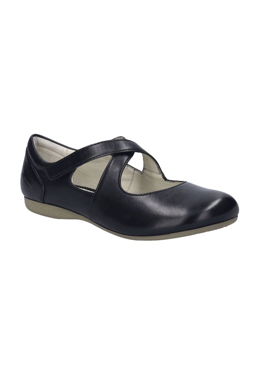 Seibel Riemchen-Ballerinas "Fiona", Leder, rutschfest, für Damen, schwarz, 36