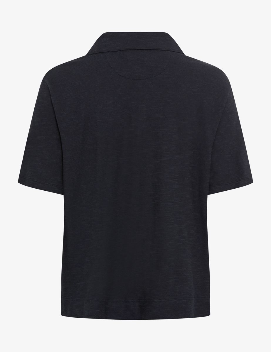 Brax Damen Polo Style CLIA S navy, dunkelblau, Gr. 34