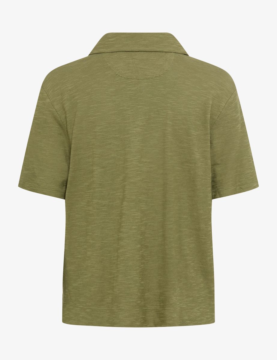 Brax Damen Polo Style CLIA S olivine Grün Oliv, grün - oliv, Gr. 34