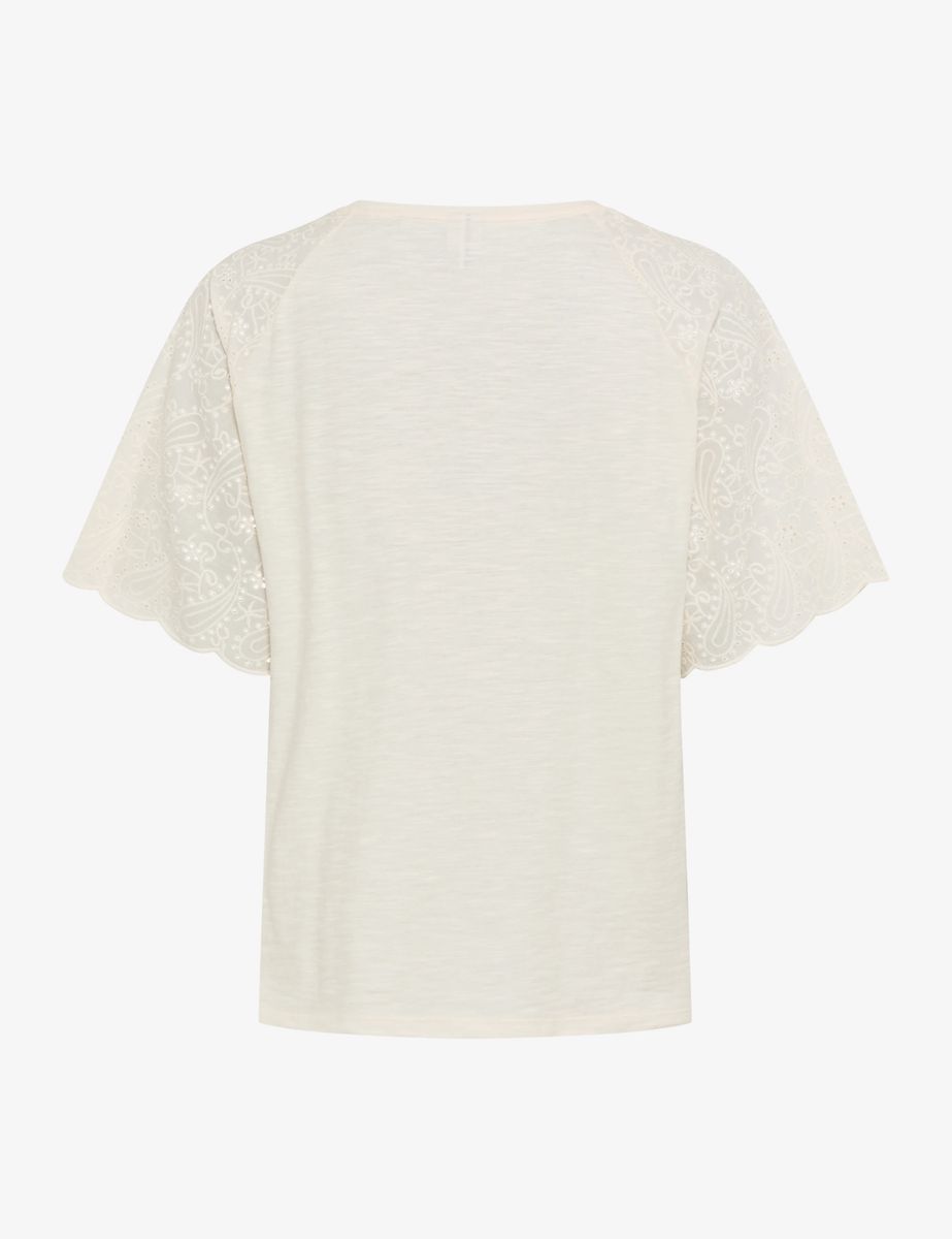 Brax Damen Shirt Style CAELEN soft ecru, cremeweiß, Gr. 32