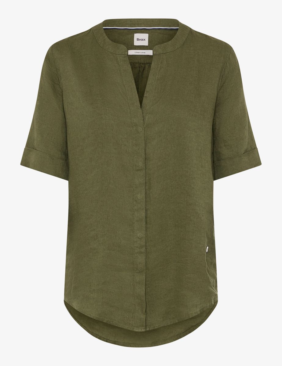 Brax Damen Bluse Style VERI olivine Grün Oliv, grün - oliv, Gr. 32