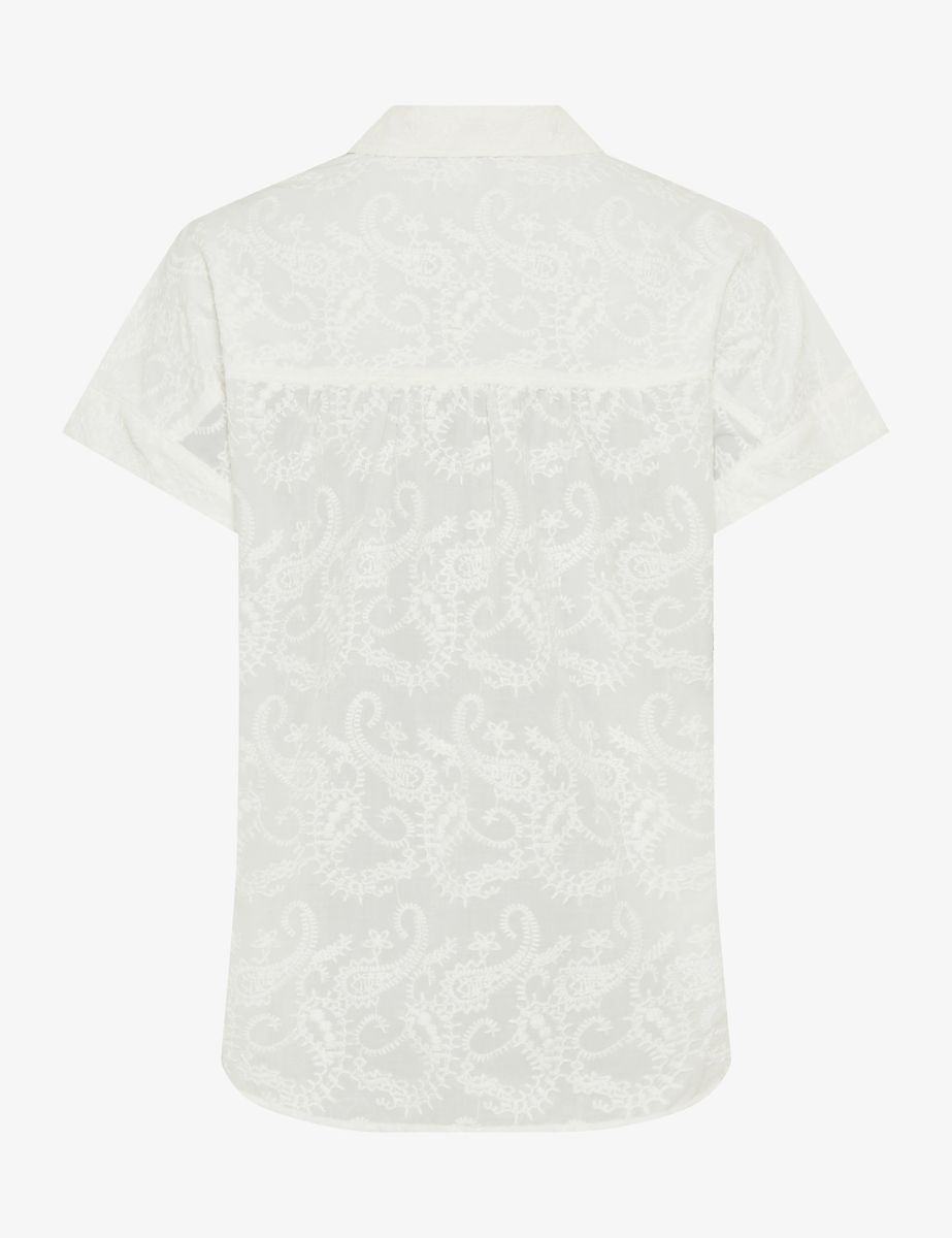 Brax Damen Bluse Style VIV, weiß, Gr. 34