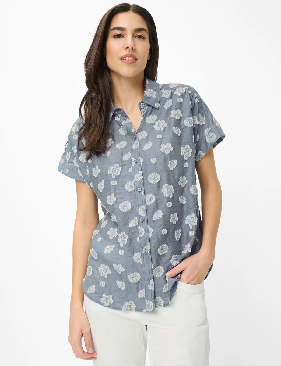 Brax Damen Bluse Style VIV navy, dunkelblau, Gr. 32