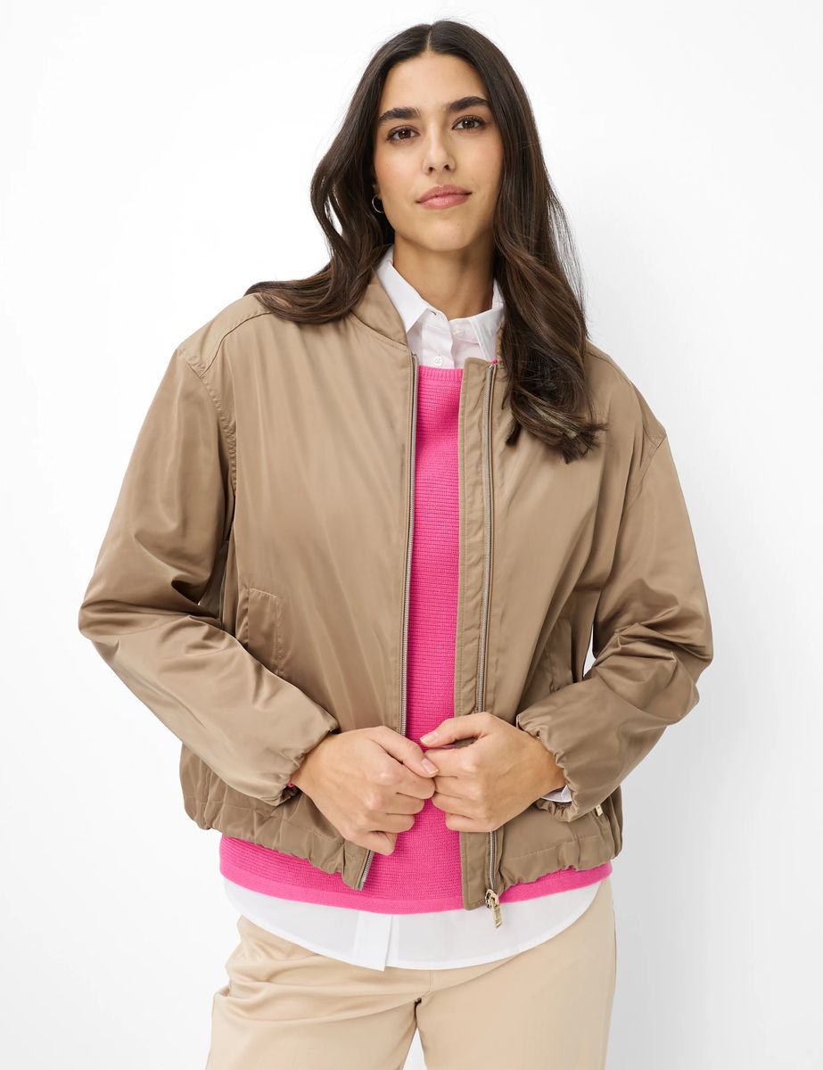 Brax Damen Blouson Style ROMA light mocha, braun, Gr. 48