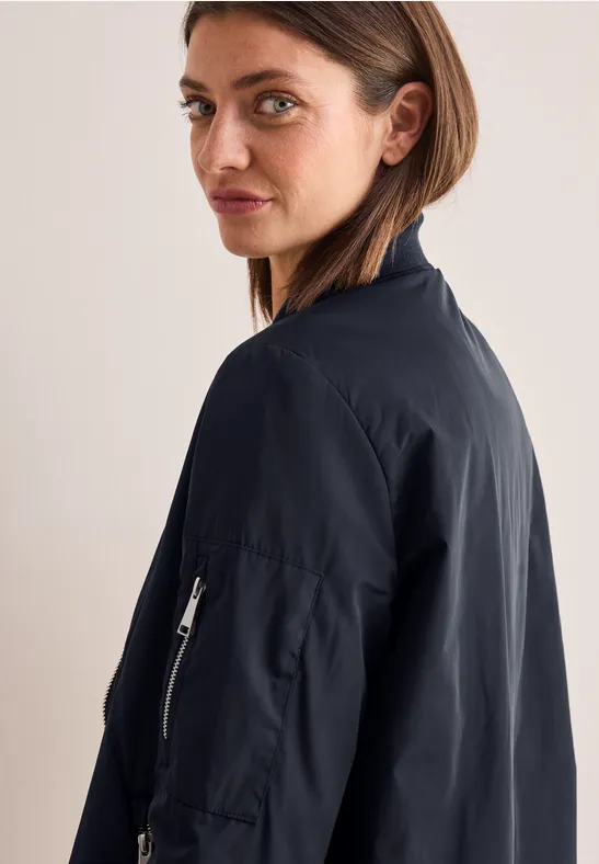 Cecil Damen Langer Blouson in Blau, Gr: S