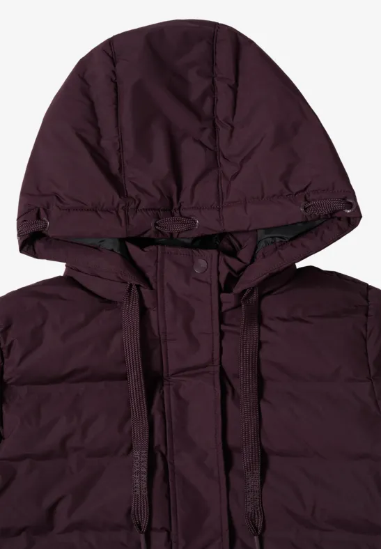 Cecil Damen Mantel mit nahtloser Steppung in Rot, Gr: XL