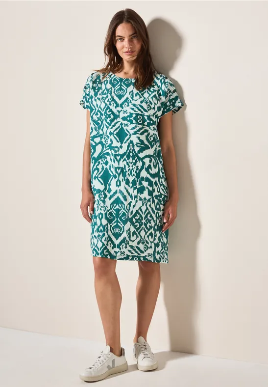 Cecil Damen Gemustertes Kleid in Grün, Gr: XL