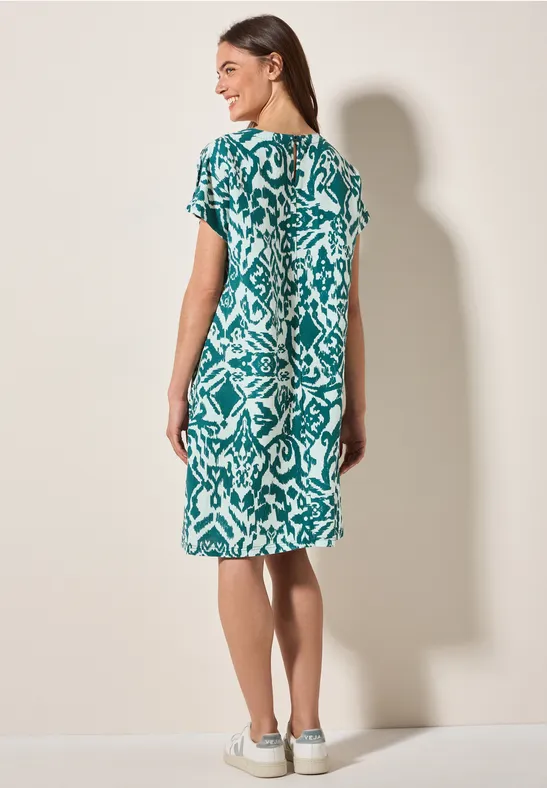Cecil Damen Gemustertes Kleid in Grün, Gr: XL