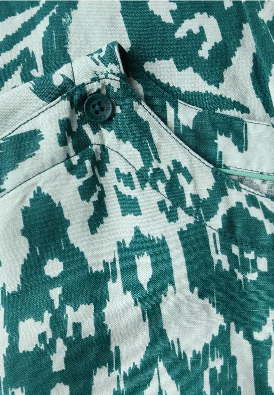 Cecil Damen Gemustertes Kleid in Grün, Gr: XL