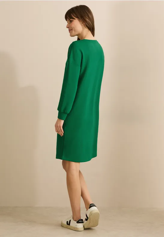 Cecil Damen Kleid mit Knopfdetail in Grün, Gr: XL
