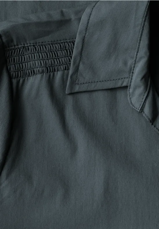Cecil Damen Kleid mit Smok-Detail in Grün, Gr: XS