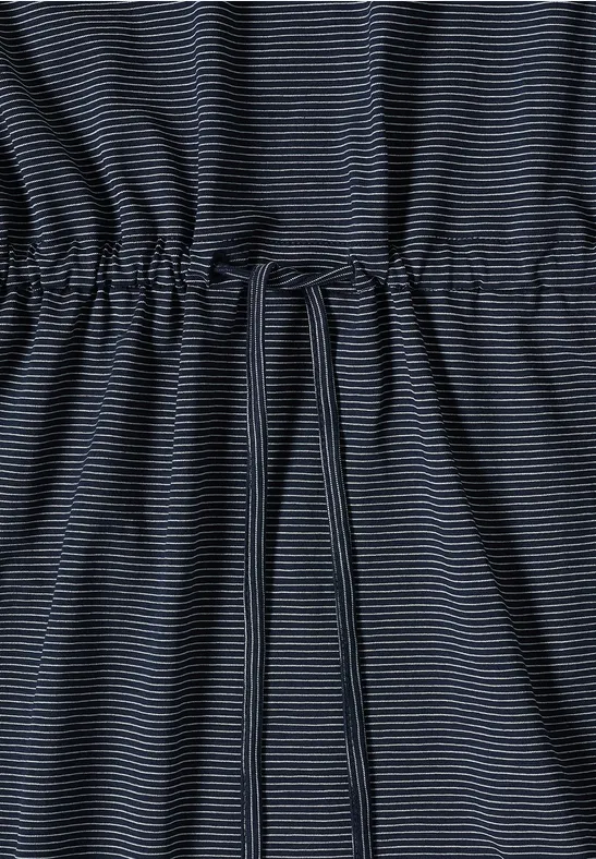 Cecil Damen Knielanges Kleid aus Jersey in Blau, Gr: 3XL