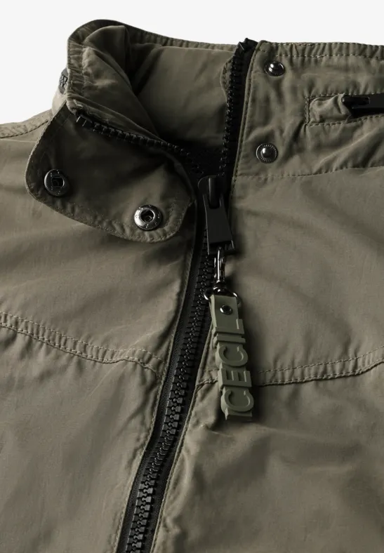 Cecil Damen Leichte Übergangsjacke in Grün, Gr: XS